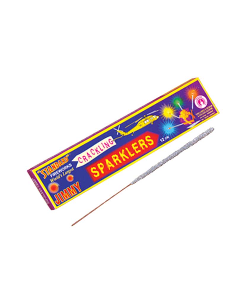Standard Jimmy Crackling Sparklers- 12cm (10 pcs)