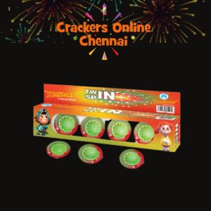 STANDARD TWIN SPIN RED AND GREEN CHAKRA