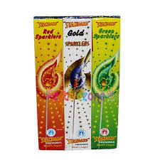 Standard Fireworks Sivakasi  Tricolour Sparkler 15cm