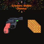 Revolver Gun + 5 Pockets of ring cap (Each  Ring Caps have 9 rounds )