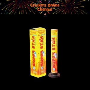 STANDARD SUPER STAR 1' COMETS YELLOW & WHITE